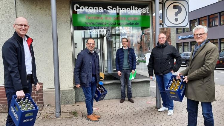 Corona-Test-Zentrum in Neustadt a. Rbge.